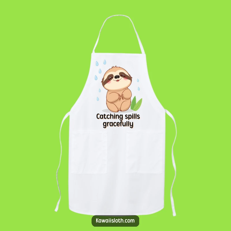 Funny Sloth Apron: Raindrop Chef, a Hilarious Kitchen Gift