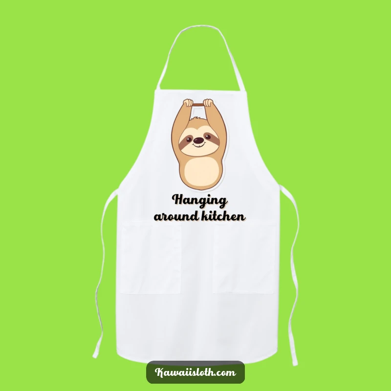 Funny Sloth Apron: Upside Down Chef, a Hilarious Kitchen Gift