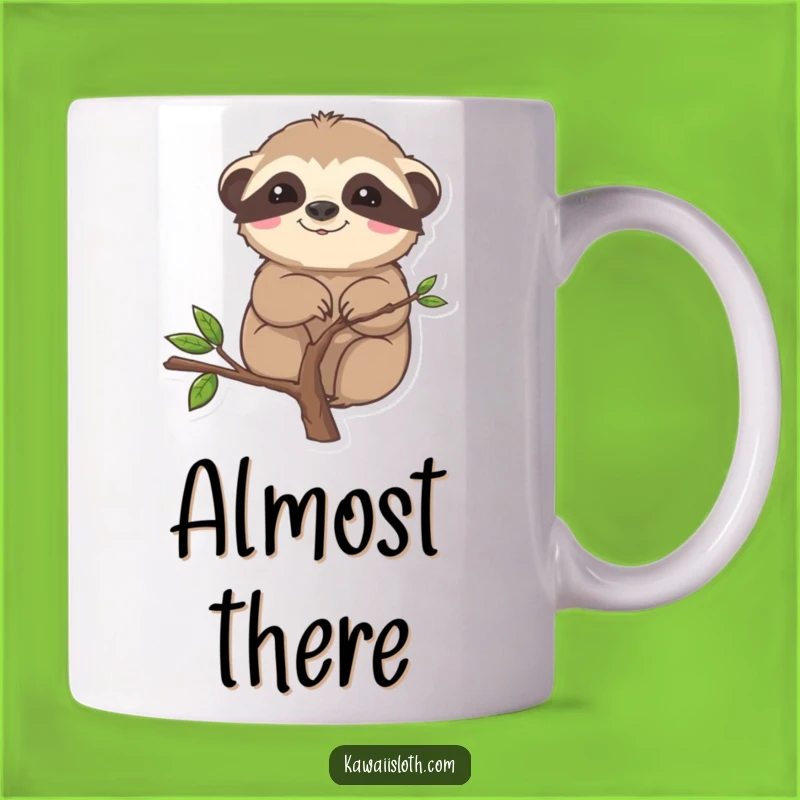 Funny Sloth Stuck Mug - Hilarious Slow Animal Cartoon Humor Gift