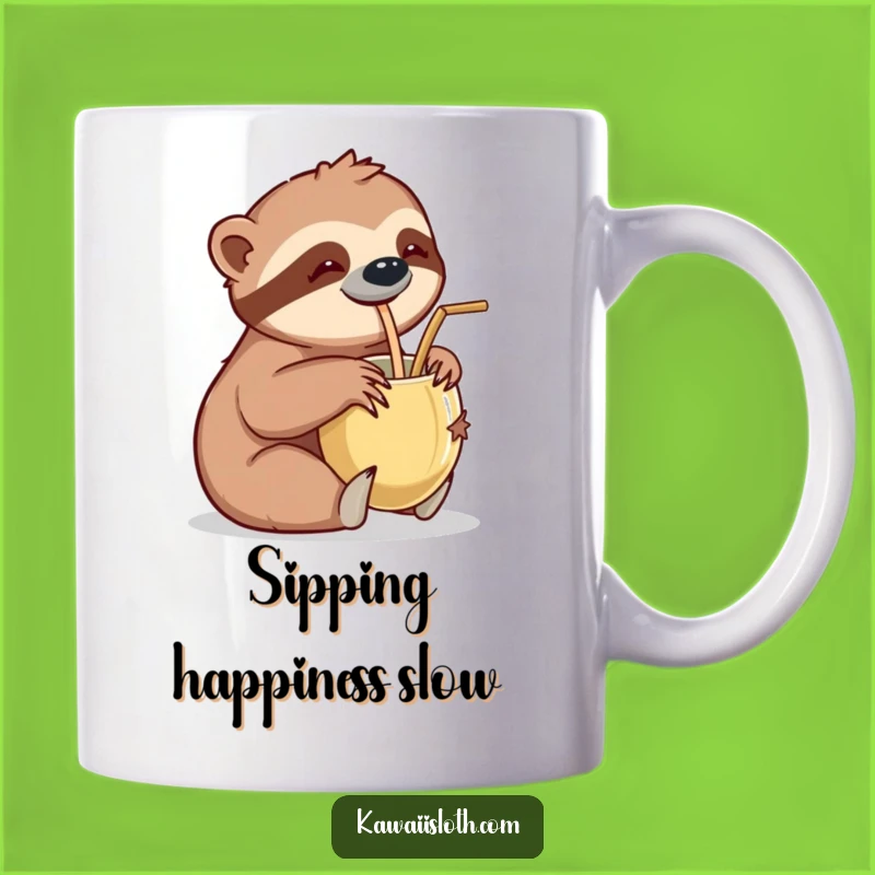 Funny Vacation Sloth Mug - Sip Your Troubles Away Hilariously