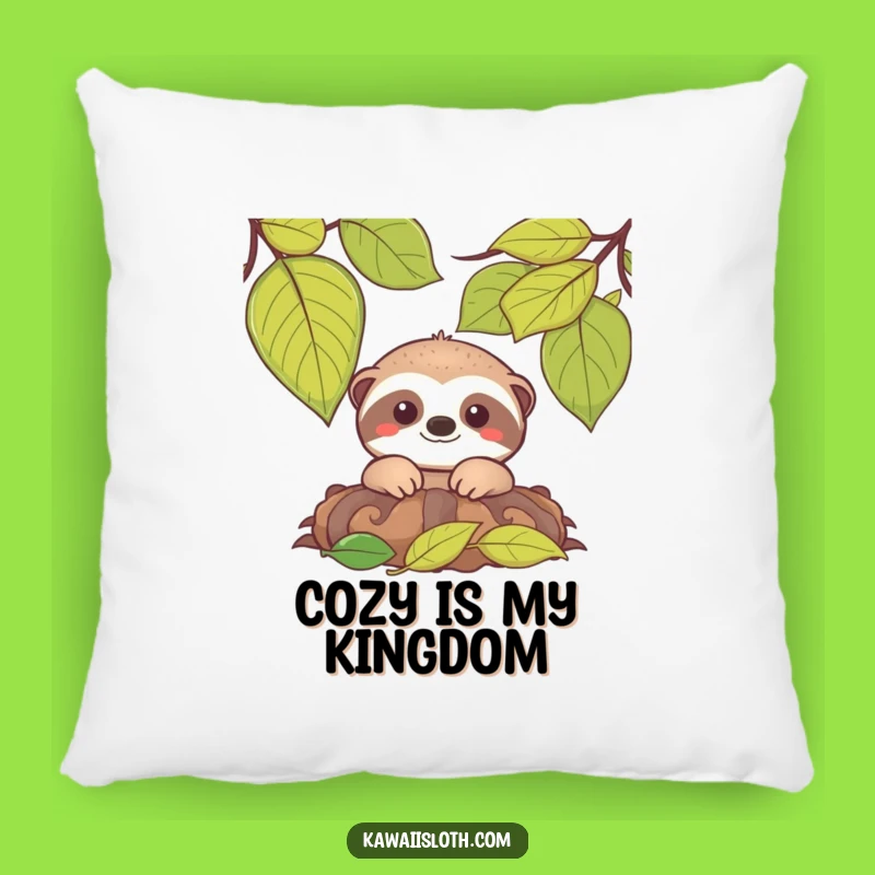 Funny Gentle Sloth Pillow: Cozy Humorous Gift for Sweet Dreams