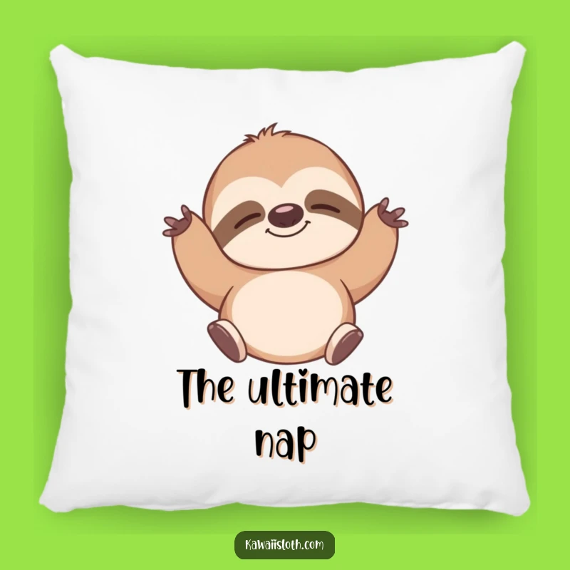 Funny Sloth Stretch Pillow: Cozy Comfort, Humorous Gift