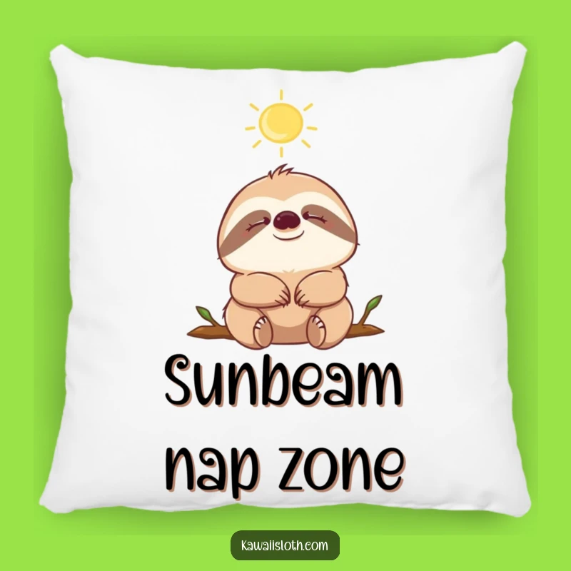 Funny Sloth Sunbeam Pillow: Ultimate Comfort for Peaceful Slumber