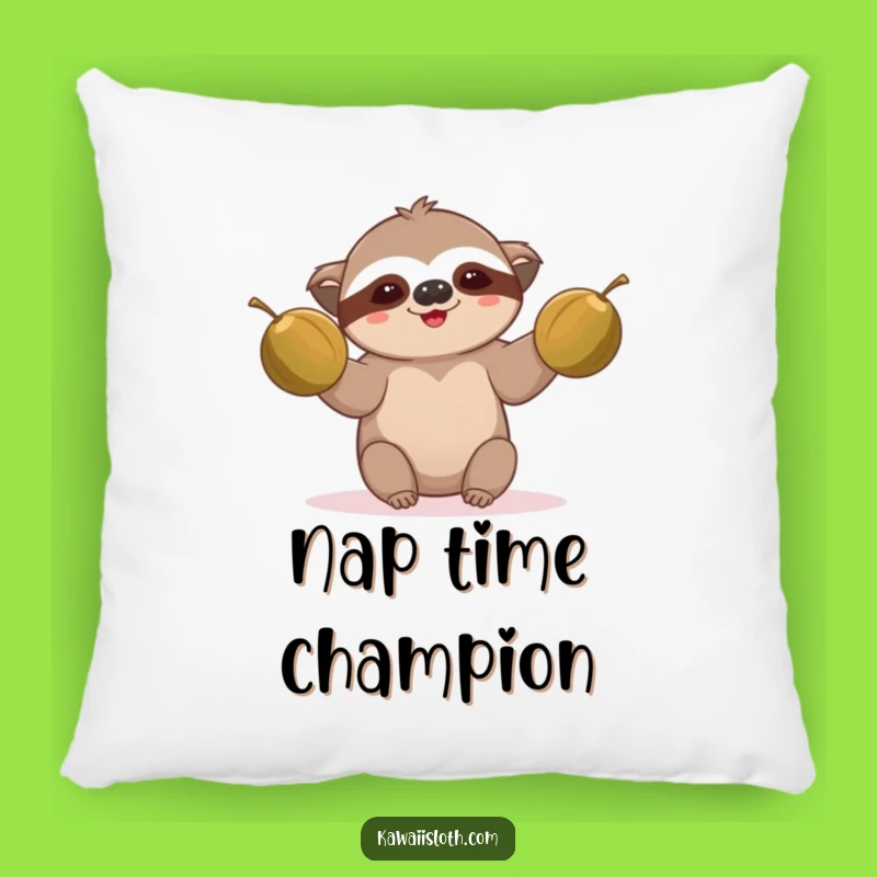 Funny Sloth Juggling Pillow: Cozy Comfort for Laid-Back Laughs