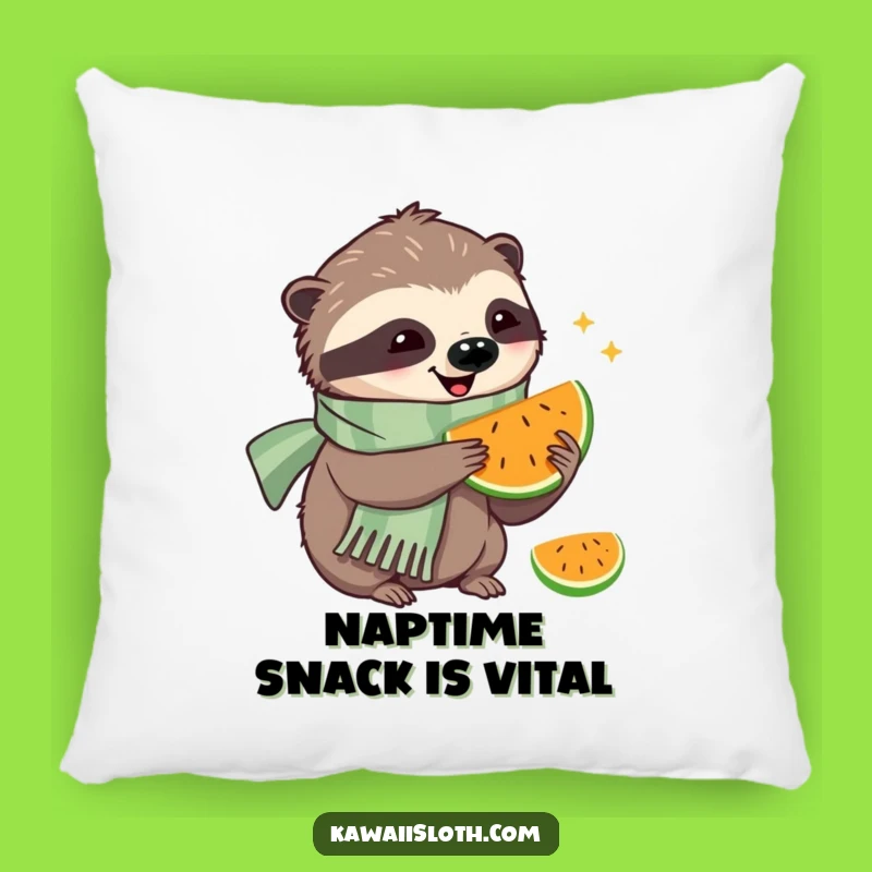 Funny Happy Sloth Pillow: Cozy Humorous Gift for Ultimate Relaxation