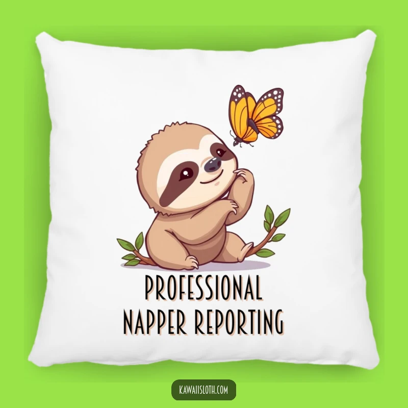 Funny Sloth Pillow: Add Comfy Humor to Your Lounge Space!