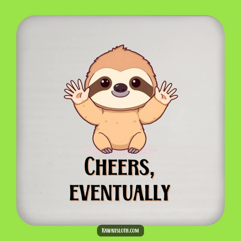 Funny Sloth Coasters: Gentle Greetings, Hilarious Drink Protection