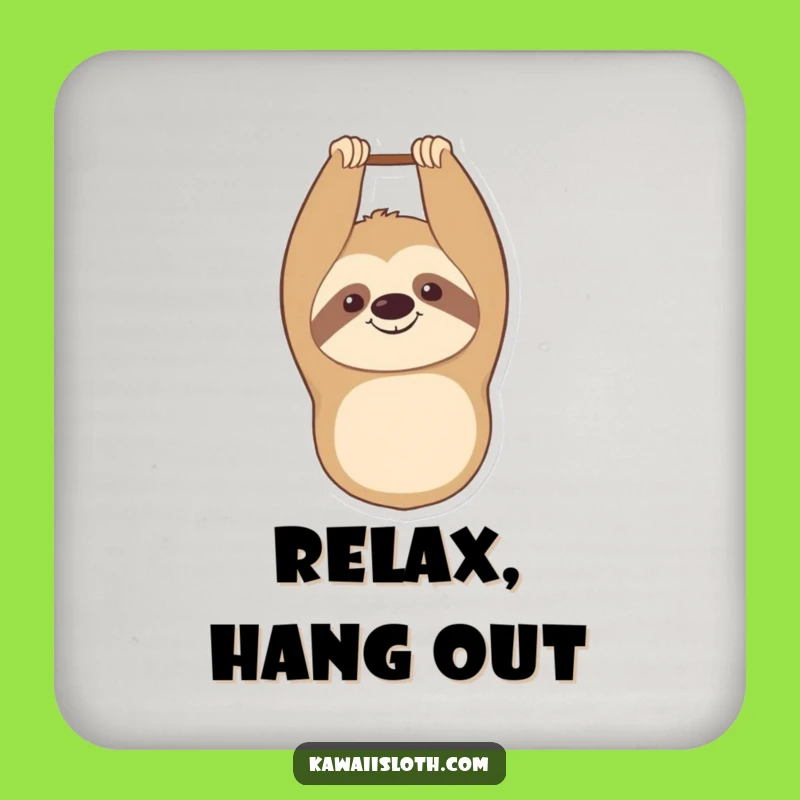 Funny Sloth Coasters: Upside Down Protection, Hilarious Drink Accessories