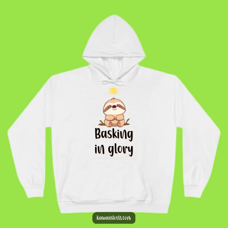 Funny Sloth Sunbeam Bliss Hoodie: Cozy Comfort for Ultimate Downtime