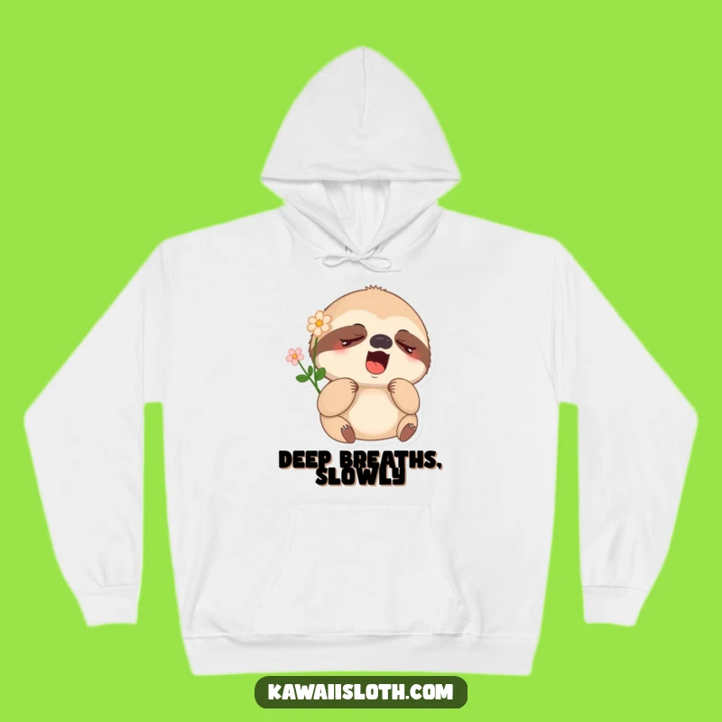 Funny Sleepy Sloth Hoodie - Cozy Warmth for Your Deepest, Most Comical Yawn