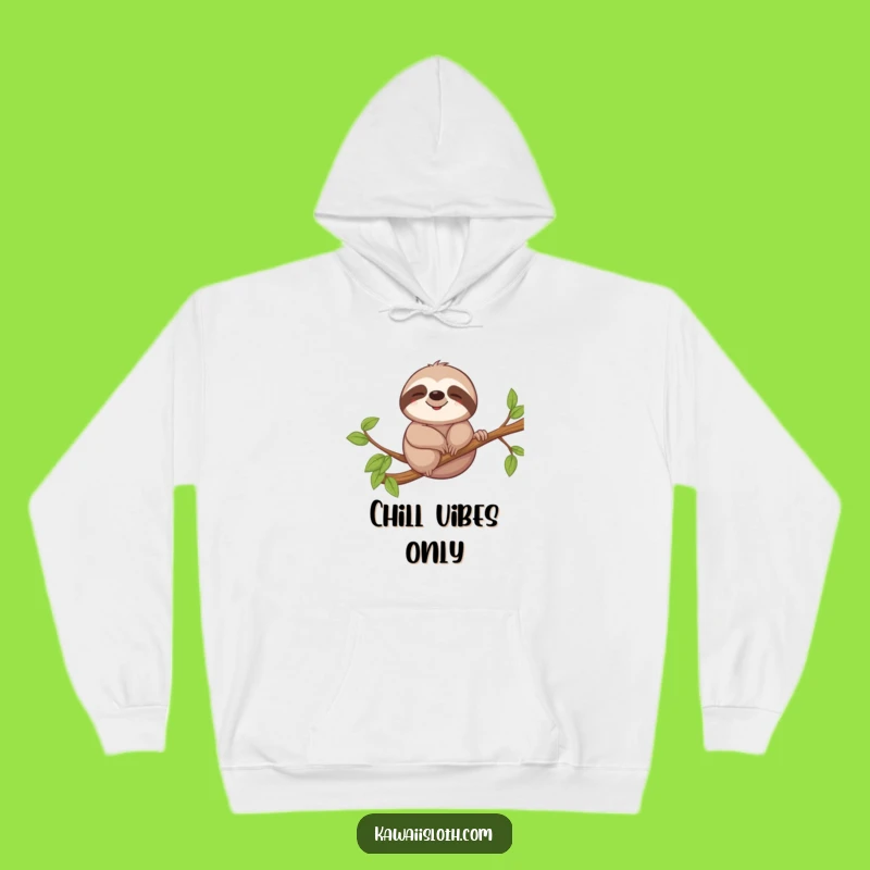 Funny Relaxed Sloth Hoodie - Cozy Comfort for Slow Living Enthusiasts