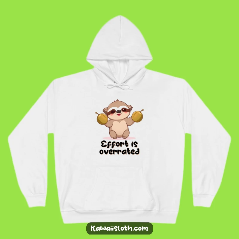 Funny Sloth Juggling Hoodie: Cozy Comfort with Comedic Effort