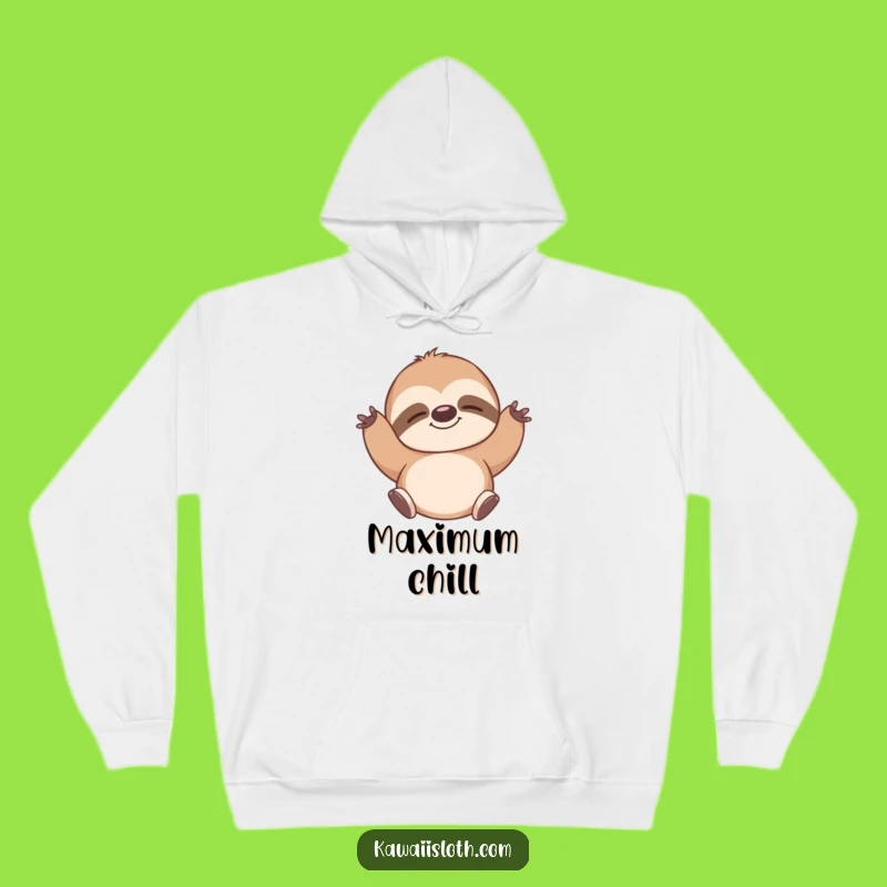 Funny Sloth Stretch Hoodie: Cozy Relaxation, Ideal Humorous Gift
