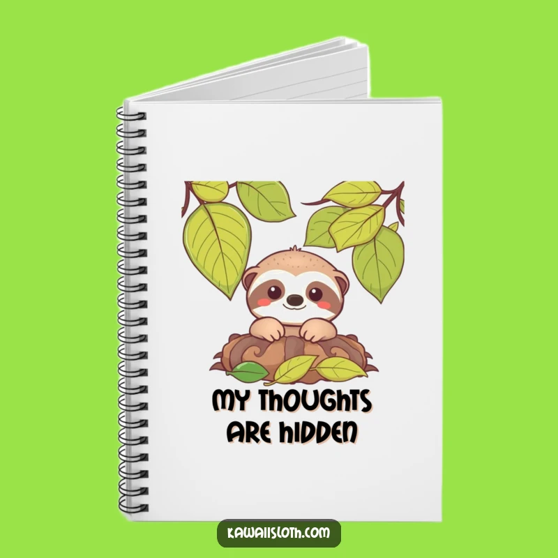 Funny Gentle Sloth Notebook: Humorous Gift for Nature-Inspired Notes