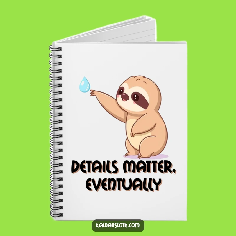 Funny Kawaii Sloth Notebook: Hilarious Journal for Patient Planning & Ideas