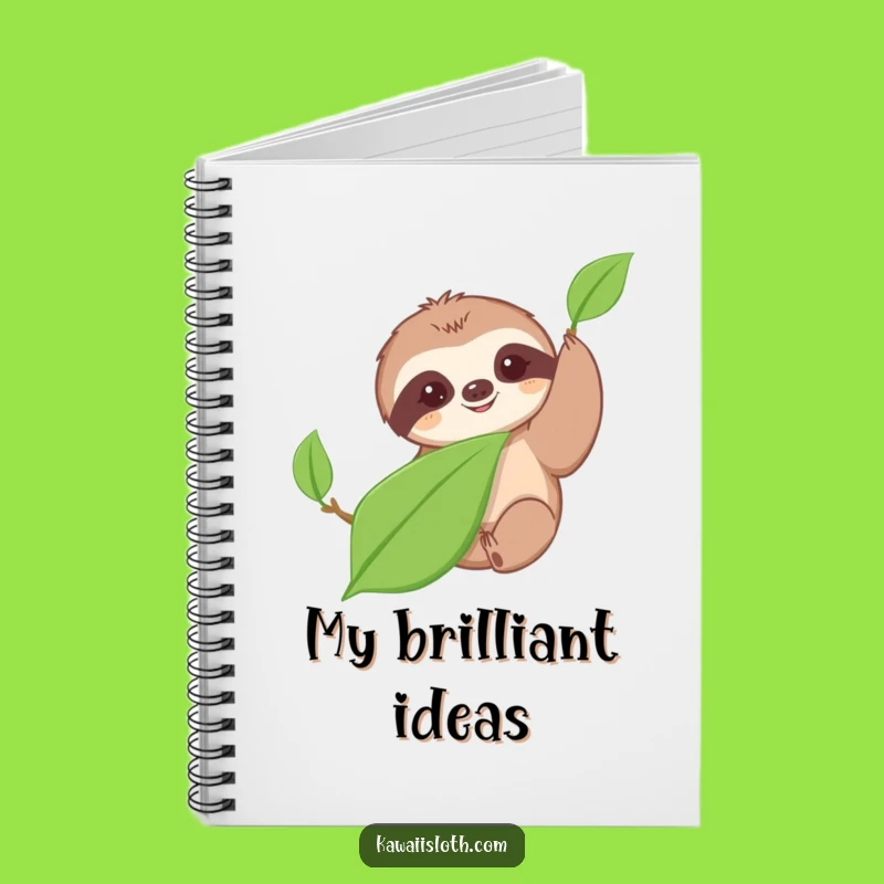 Funny Sloth Notebook: Slow Thoughts, Fast Fun, a Hilarious Writing Gift