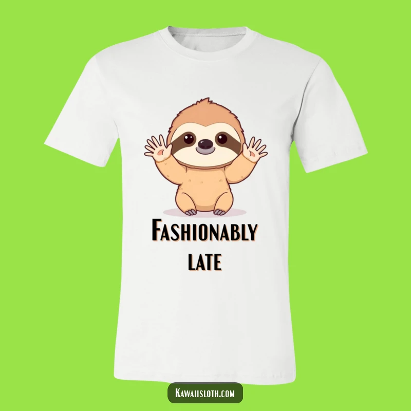 Funny Sloth T-Shirt: Slow Hello Wave, Hilarious Gift for Kind Souls