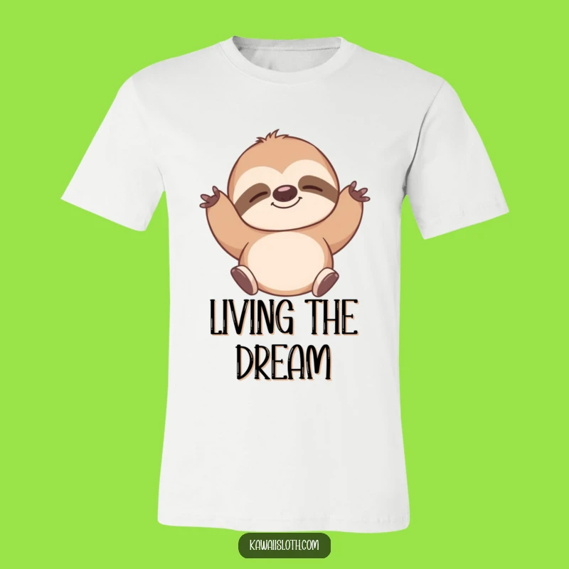 Funny Sloth Stretch T-Shirt: Relaxed Vibe, Perfect Humorous Gift
