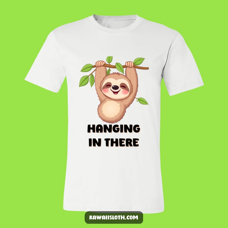 Funny Happy Sloth T-Shirt - Wearable Relaxation and Comical Joy for Sloth Lovers