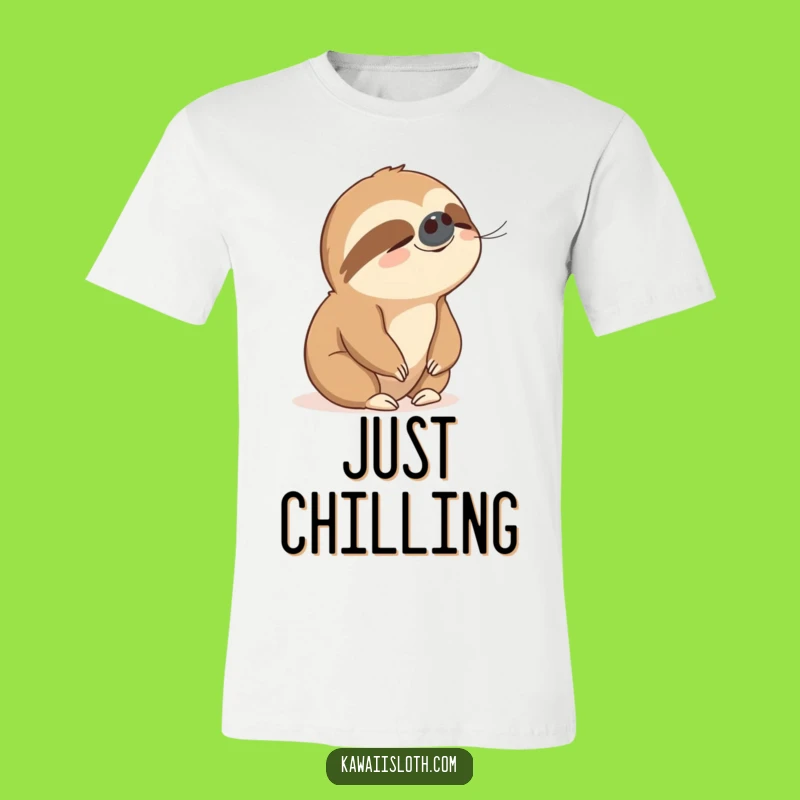 Funny Sloth Peaceful Breeze T-Shirt: Embrace Tranquility in Style!