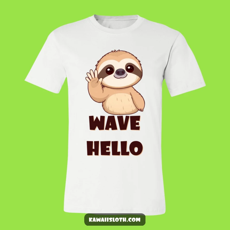 Funny Sloth Gentle Wave T-Shirt: Spread Smiles at Your Own Pace!